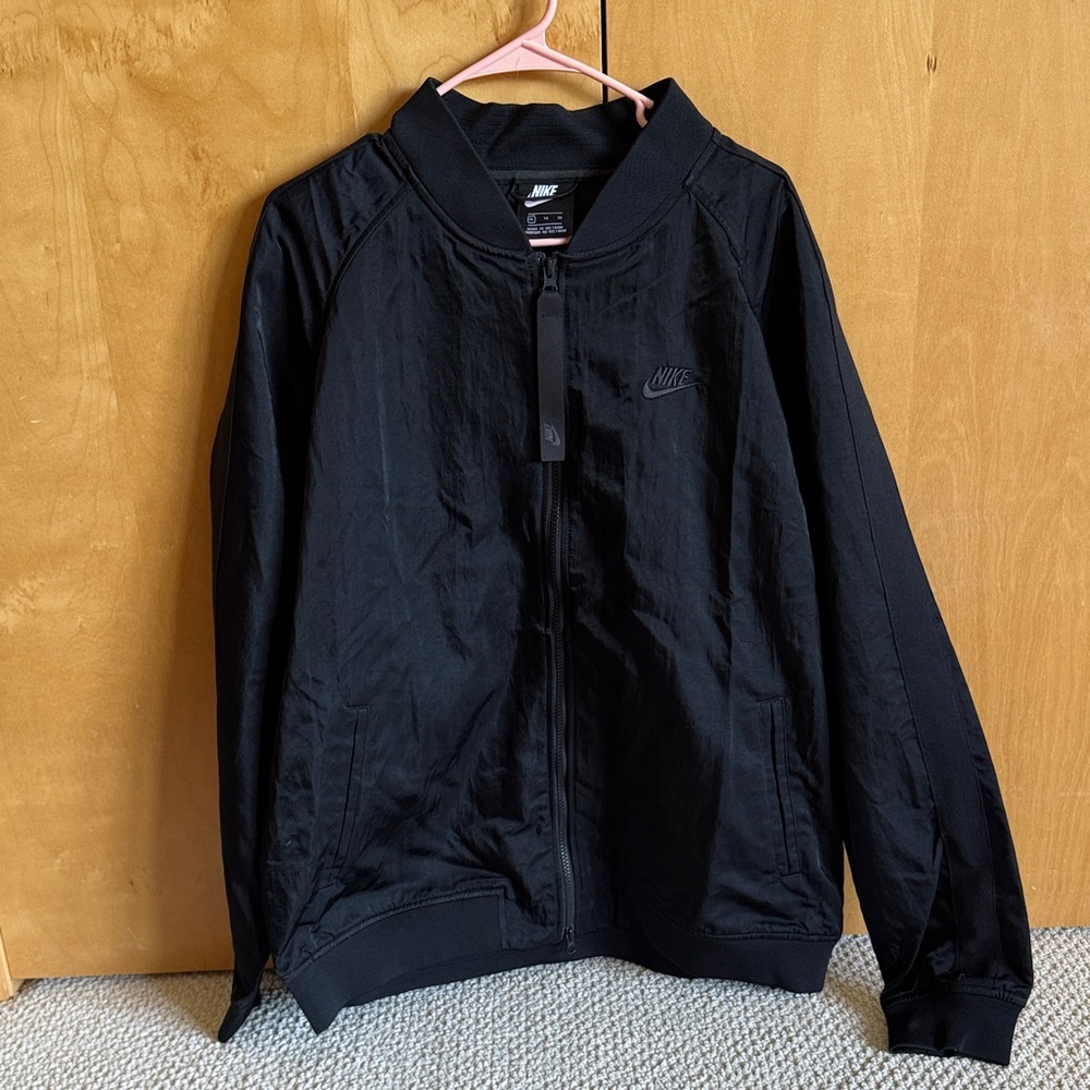 Nike Men's Black Vintage Bomber Jacket